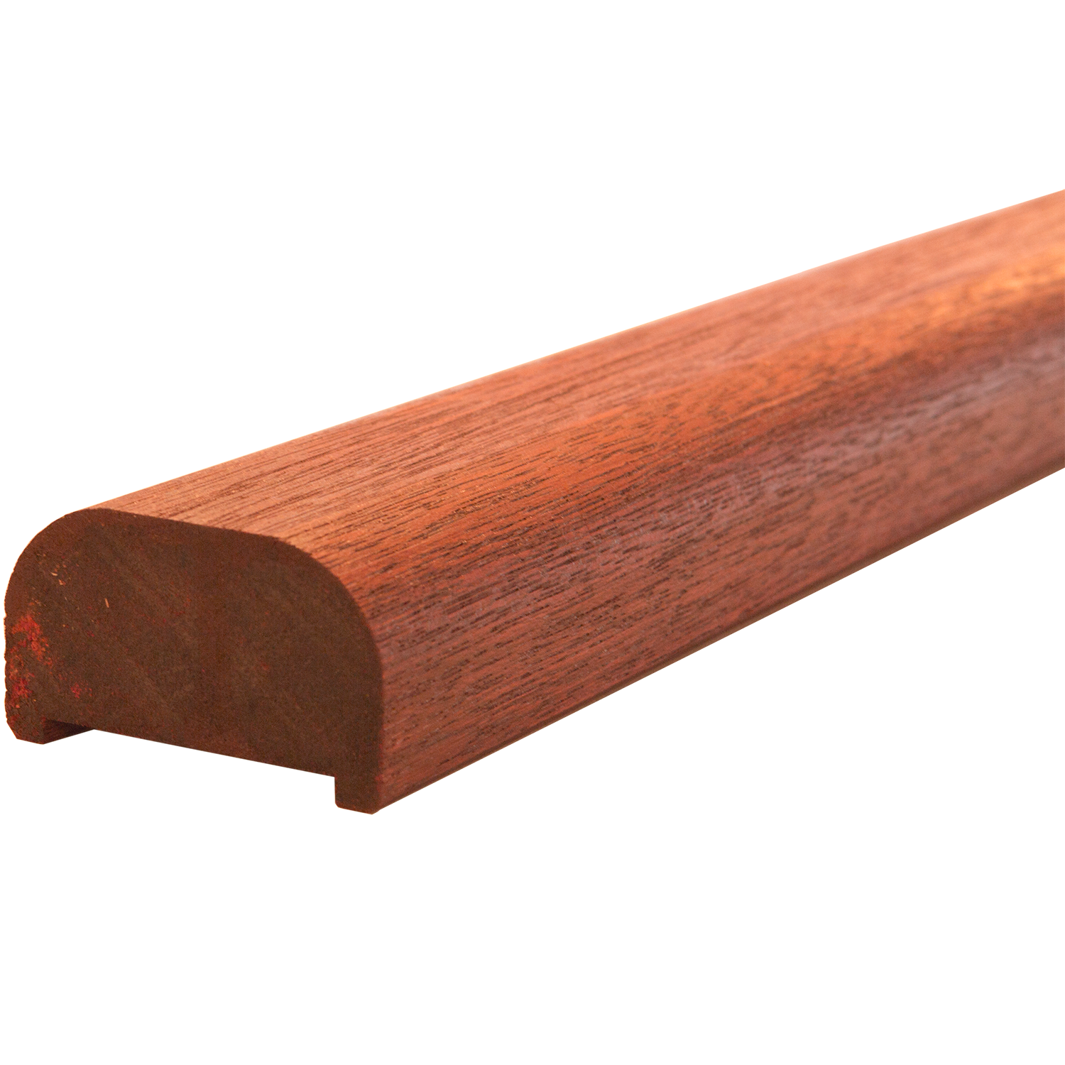 Mahogni håndliste til gelænder - 189 cm 