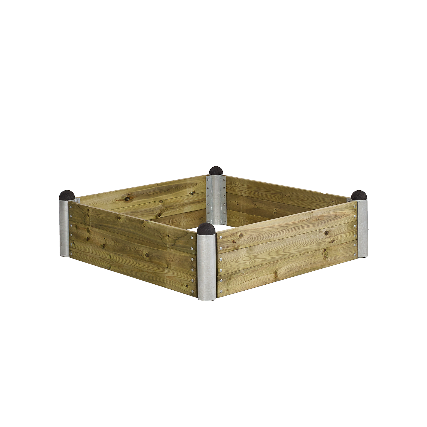 PIPE Højbed - 140×140 cm - Trykimprægneret