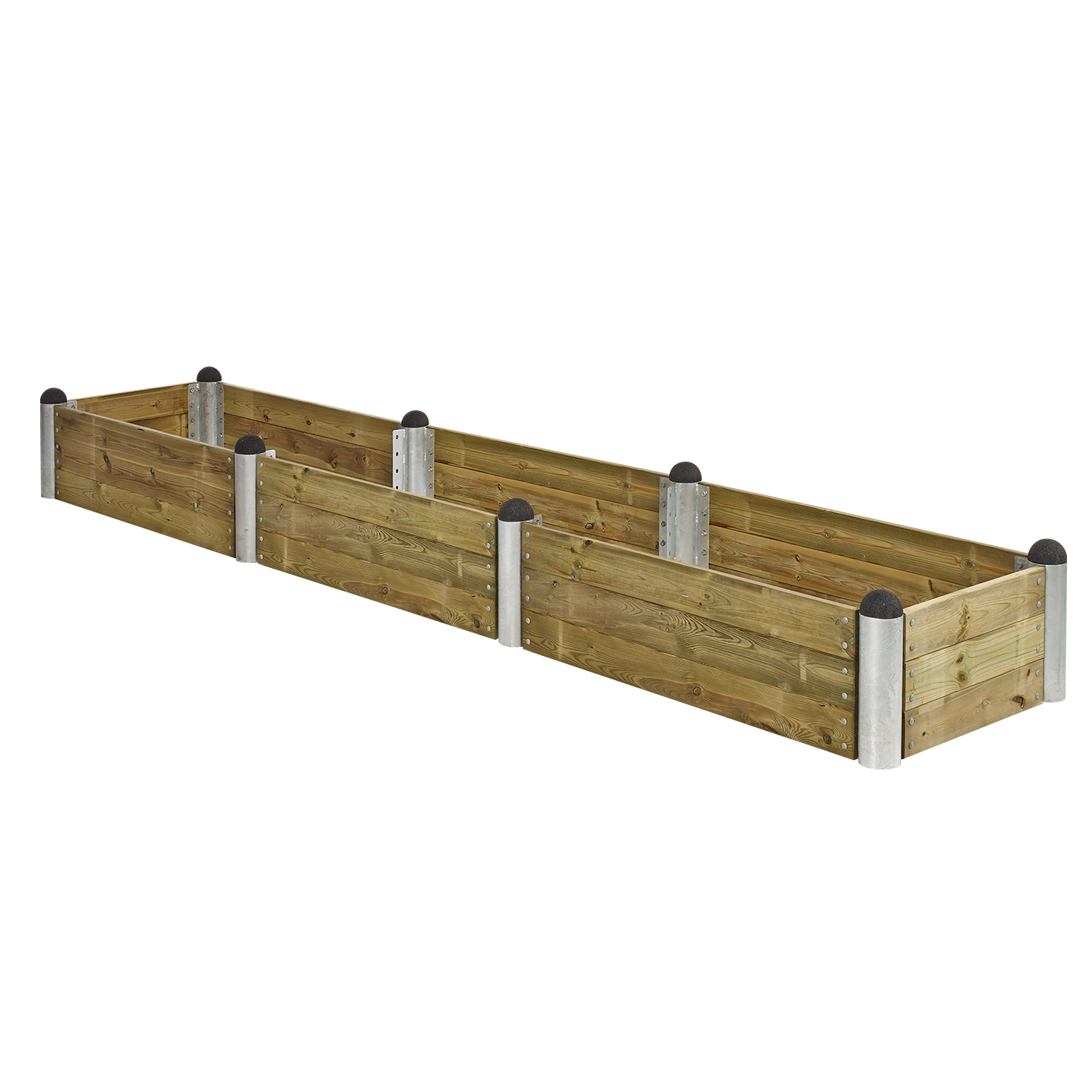 PIPE Højbed - 400×80 cm - Trykimprægneret